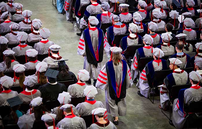 Click to view Doctoral Hooding 2018 photo and video gallery