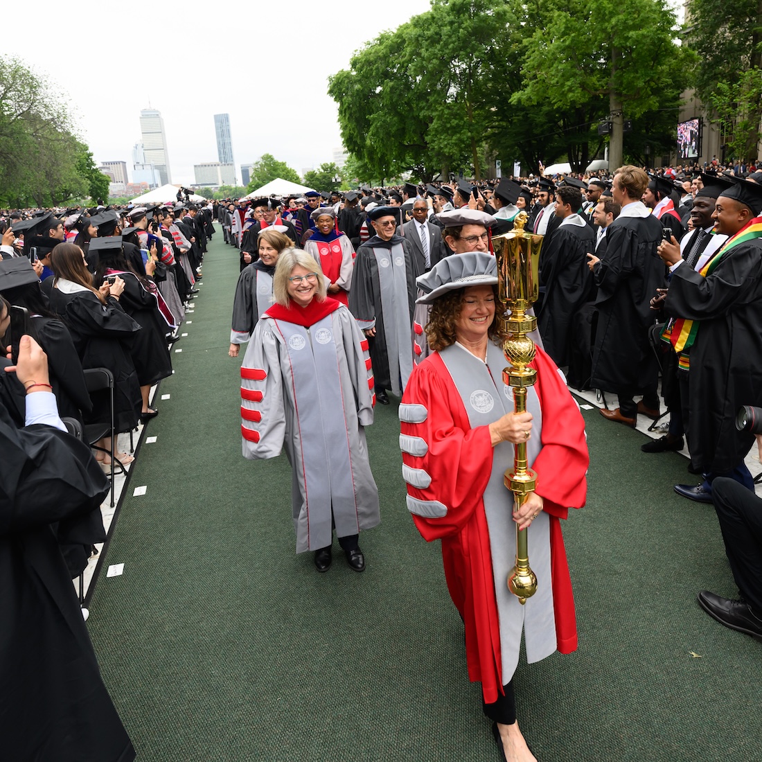Image of the academic procession during Commencement 2025
