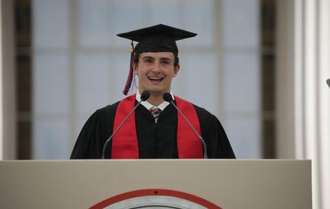 Trevor McMichael, President of the Class of 2019