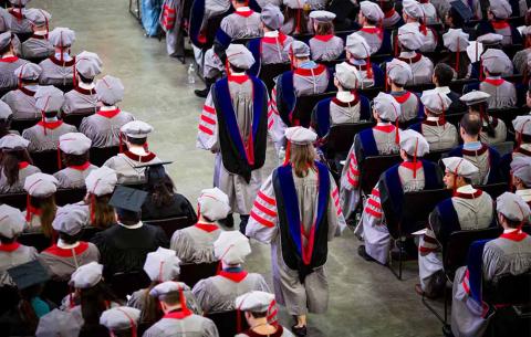 PhDs make walk down the aisle