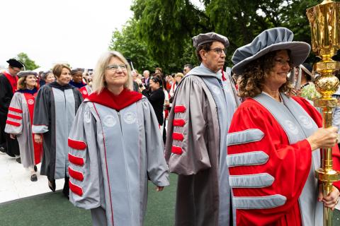 Image of the academic procession